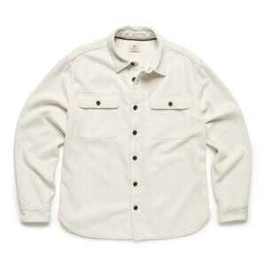 Surfside Supply Cream Washed Twill Shirt Jacket